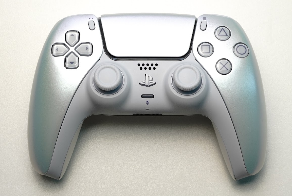 PlayStation 5 DualSense controller in Chroma Pearl